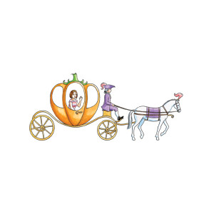 Cinderella Pumpkin Carriage Clip Art - Disney World - Zimbio
