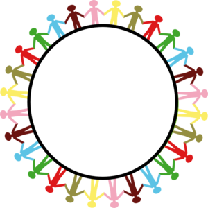 circle of friends clipart - Friends Holding Hands Clipart