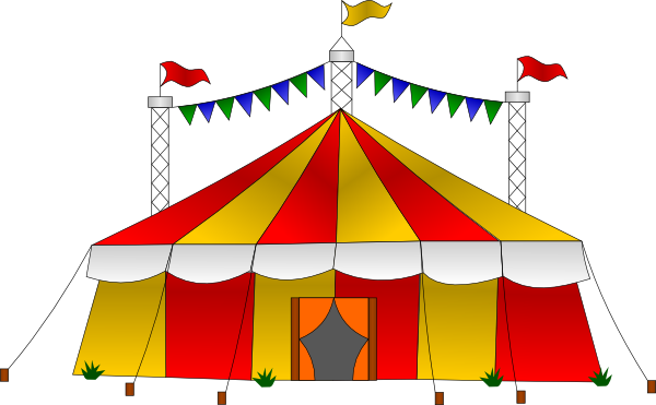 Circus Clip Art Vector Online - Circus Tent Clip Art