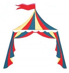 A circus tent and the ring wi