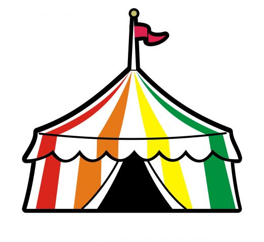 Circus tent clipart free - ClipartFest
