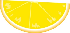 Citrus clipart image lemon wedge