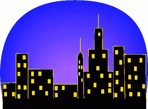 Skyline Buildings Clipart 245