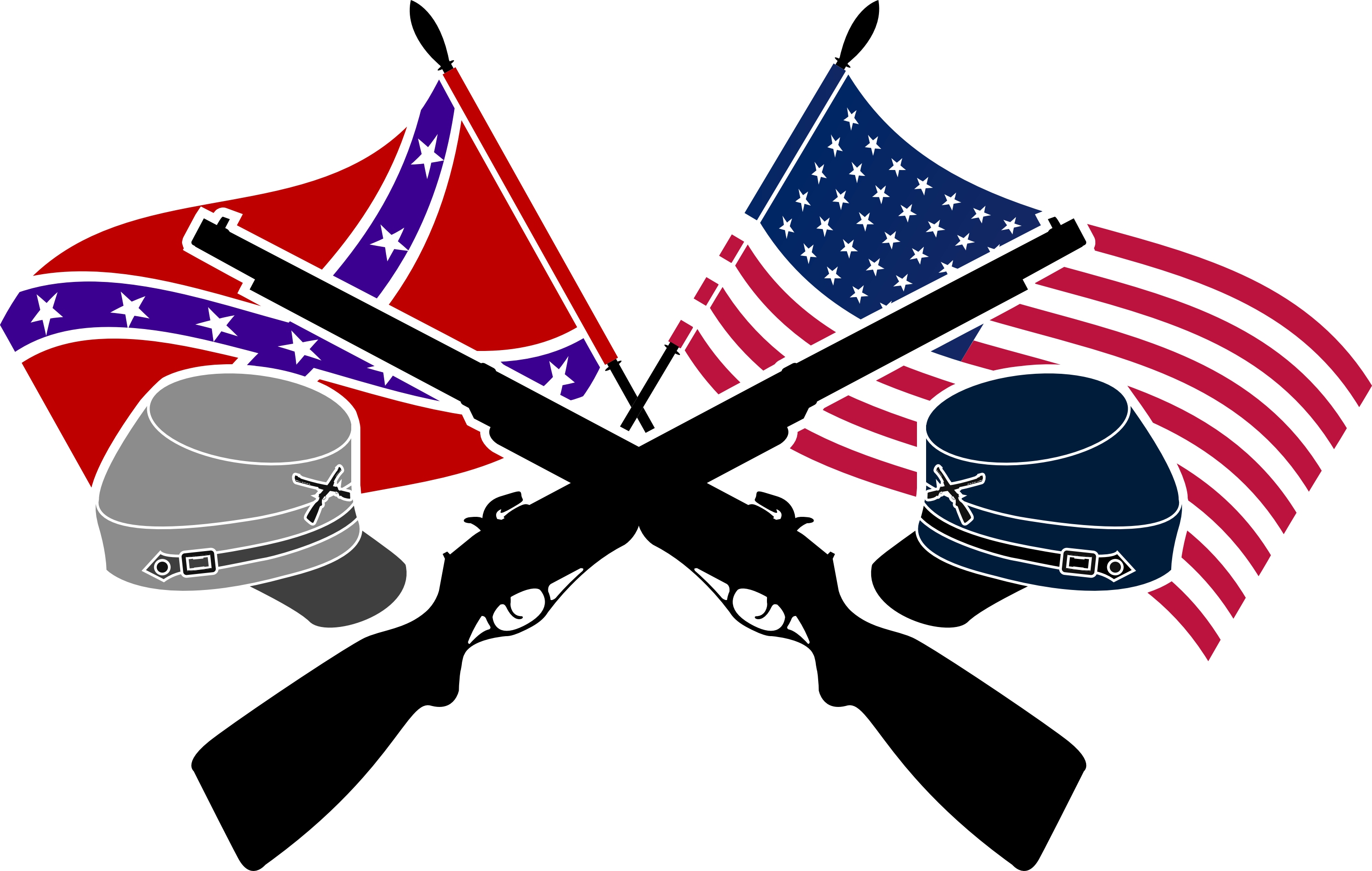 Civil War Flag Clip Art