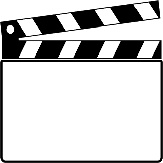 Movie Clapper Clipart. Clapbo