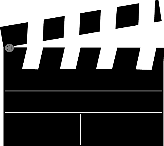 Movie Clapperboard - Clapperboard Clipart