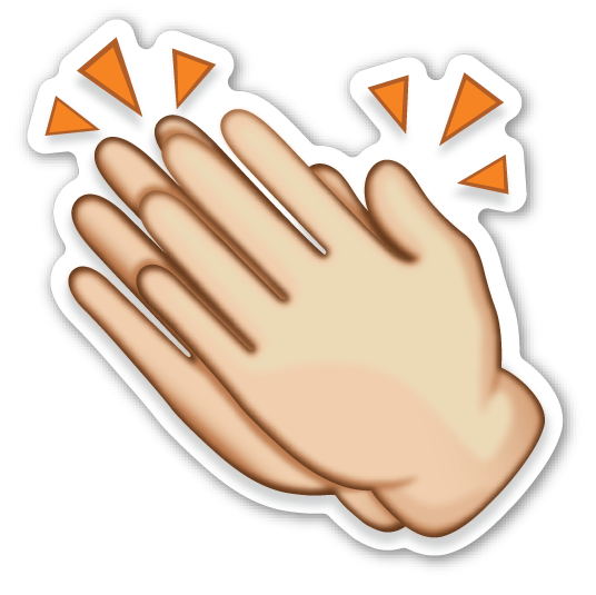 Clapping Hands Clipart Vector