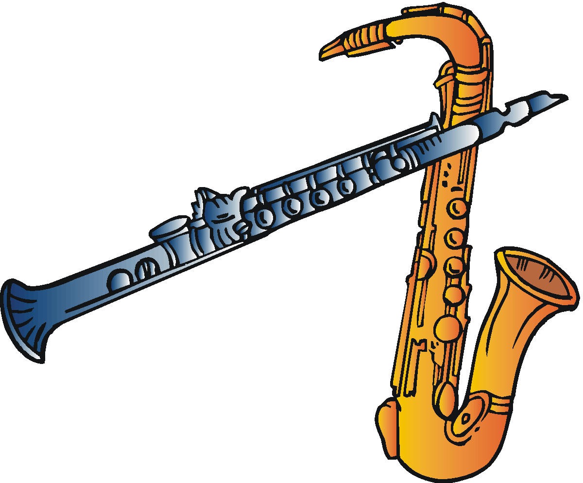 Clarinet Silhouette clip art