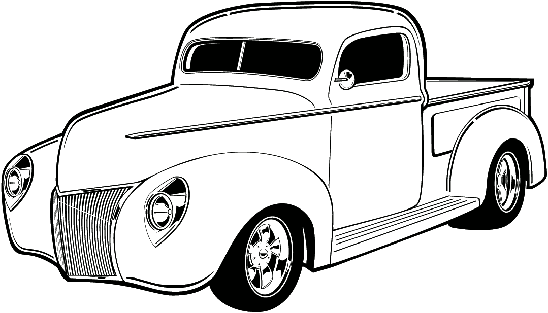 Classic Car Show Clip Art 195