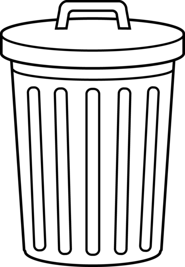Trash can Clipart .