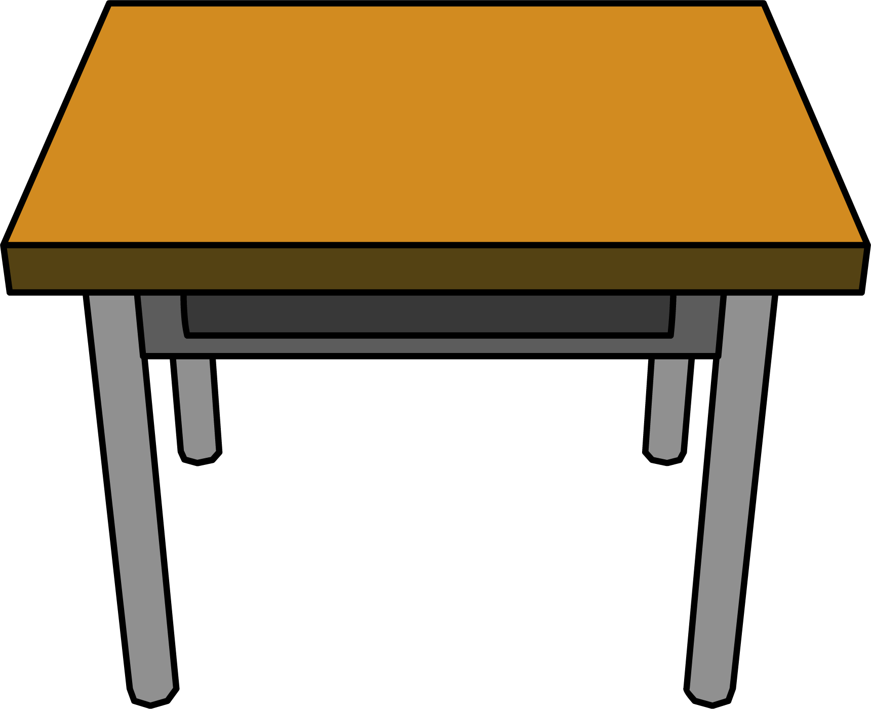 Classroom Desk Clipart - School Desk Clipart