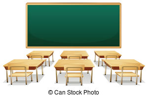 ... Classroom - Illustration of an empty classroom