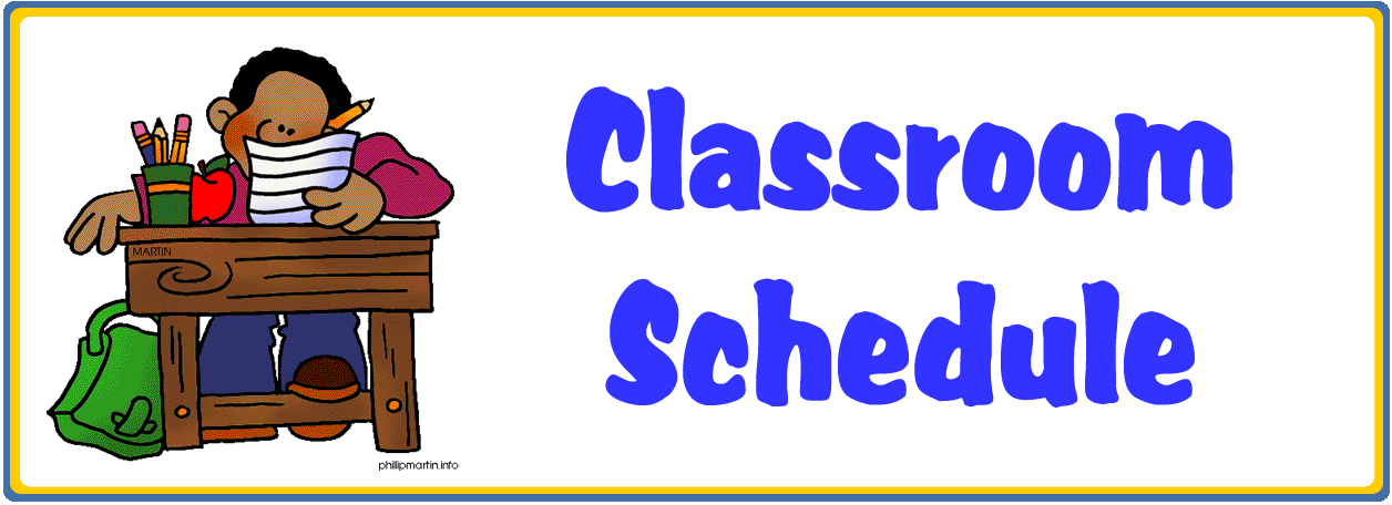 classroom schedule