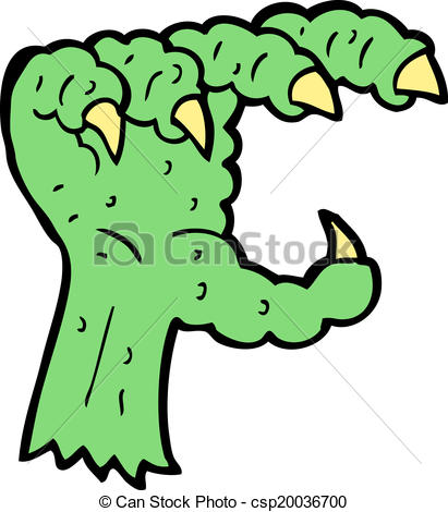 claw clipart cartoon monster claw vector clipart search illustration  dinosaur clipart