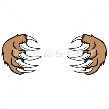 Lion Claw Clipart #1