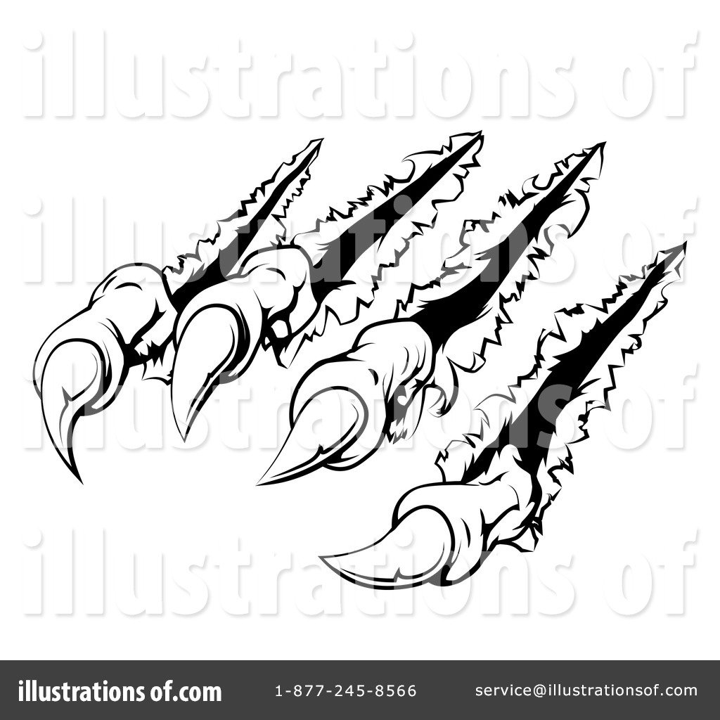 Royalty-Free (RF) Claws Clipart Illustration #1249455 by AtStockIllustration