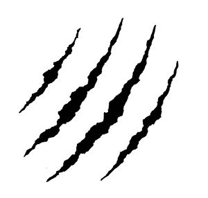 Animal Claw Marks Clipart. Cl