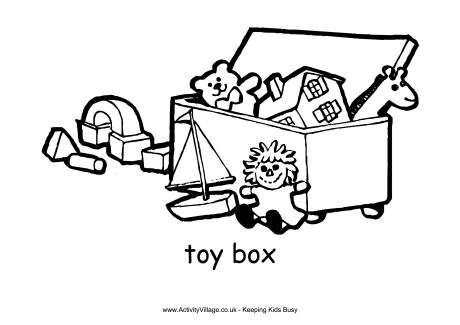 clean up toys clipart