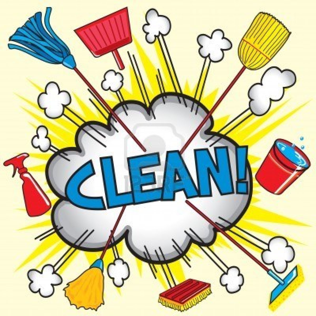 House cleaning clip art .