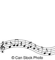 . ClipartLook.com Musical Notes - Musical notes and treble clef sign on an.