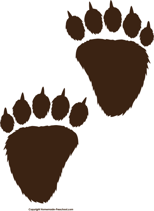 Click to Save Image - Bear Paw Clip Art