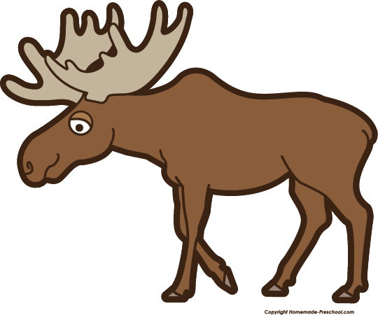 Click to Save Image - Clip Art Moose