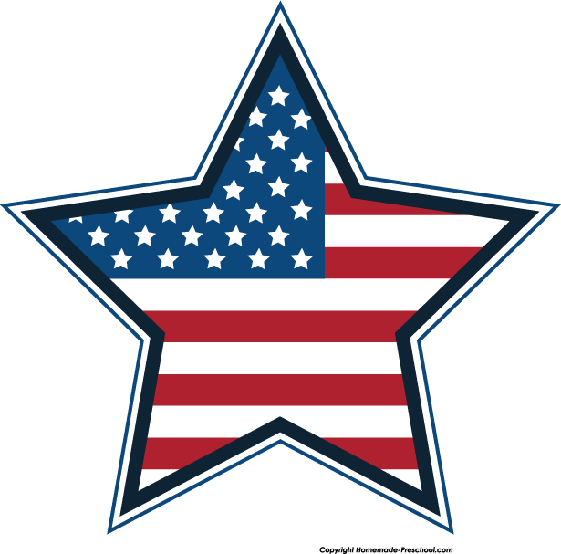 Click to Save Image - Free Clip Art American Flag
