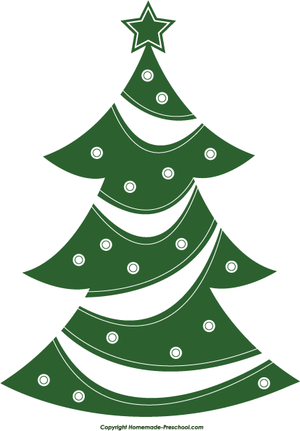 Christmas tree free clip art 