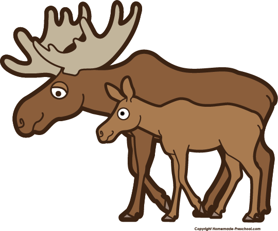 Click to Save Image - Free Moose Clipart