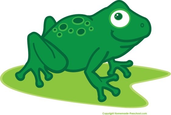Cute clipart frog - .