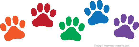 Click to Save Image. Girl Paw - Free Paw Print Clip Art