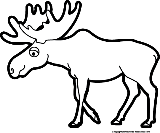 Click to Save Image. Moose Mo - Clip Art Moose