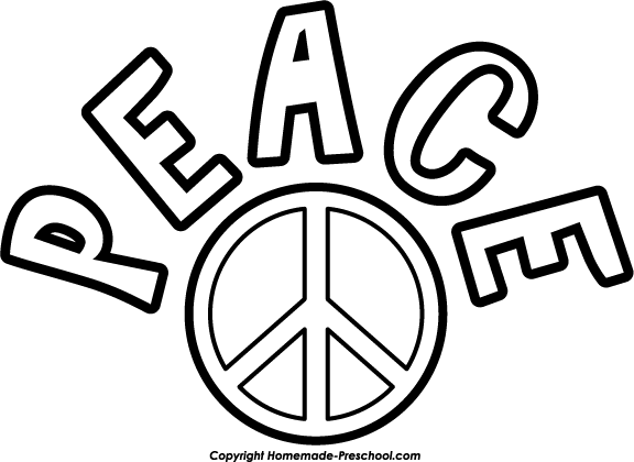 Click to Save Image - Peace Clip Art