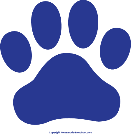Click to Save Image. Red Paw Print