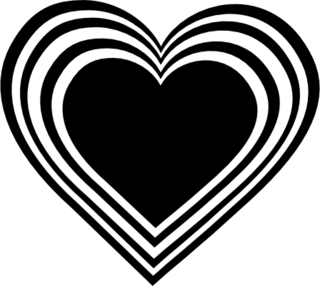 clip art black heart - Black Heart Clipart