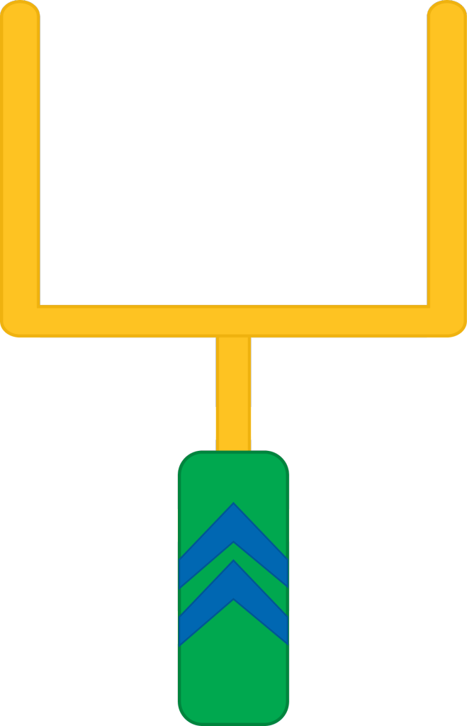clip art football field - Football Goal Post Clip Art