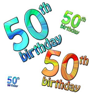Funny 50th Birthday Clipart #