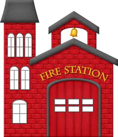 ... A fire station building -