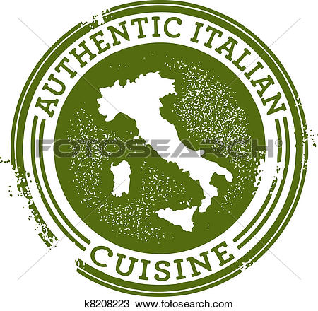 Clip Art. Authentic Italian Food