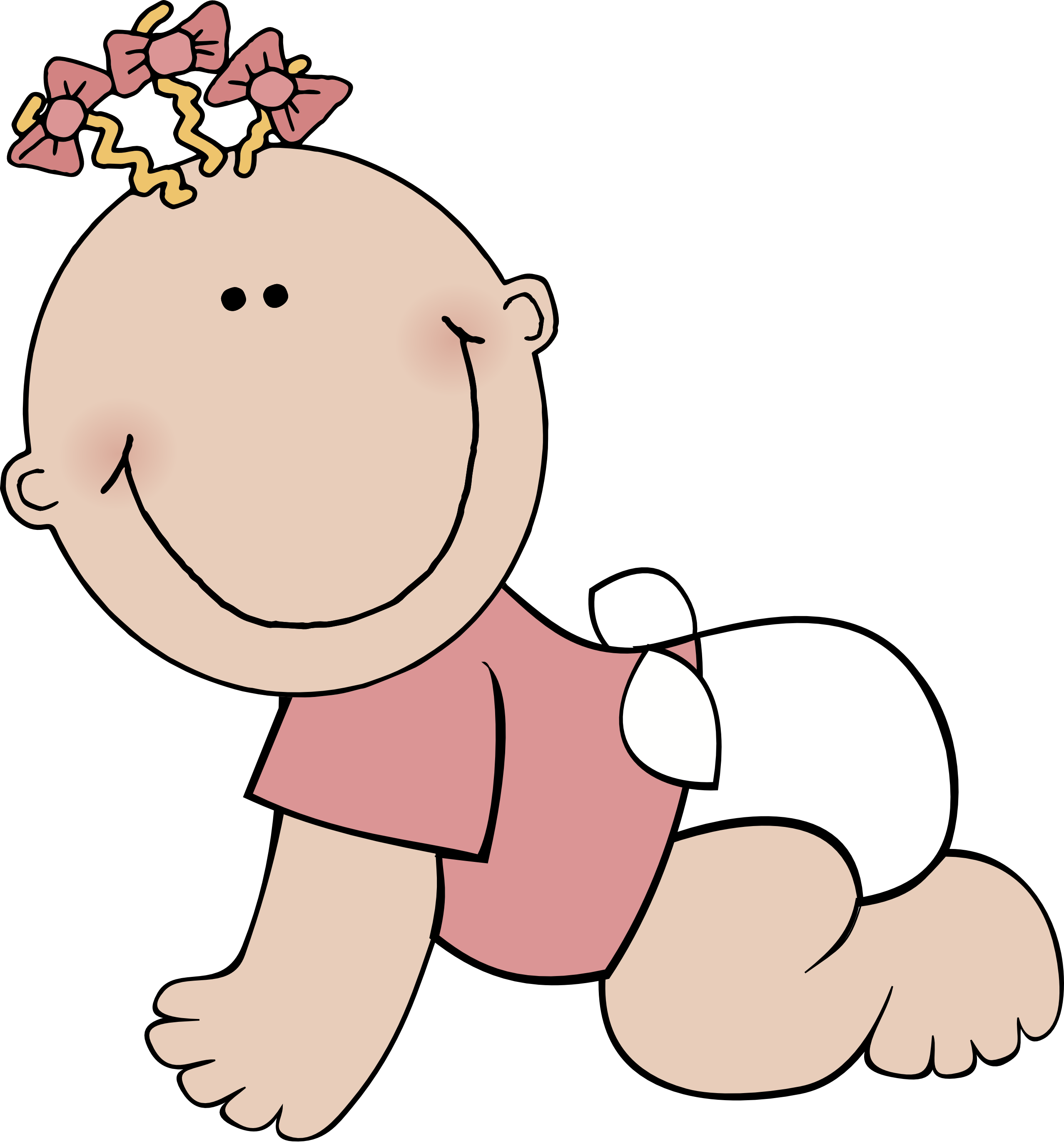 Clip art baby clipart free .