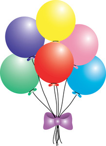 Clip art birthday balloons cl - Clipart Birthday Balloons