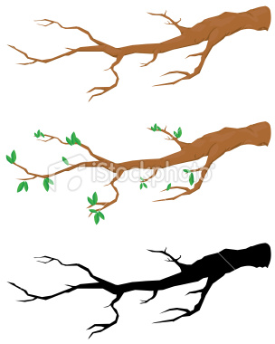 Clip Art Brown Tree Branches ... fall tree branch clipart
