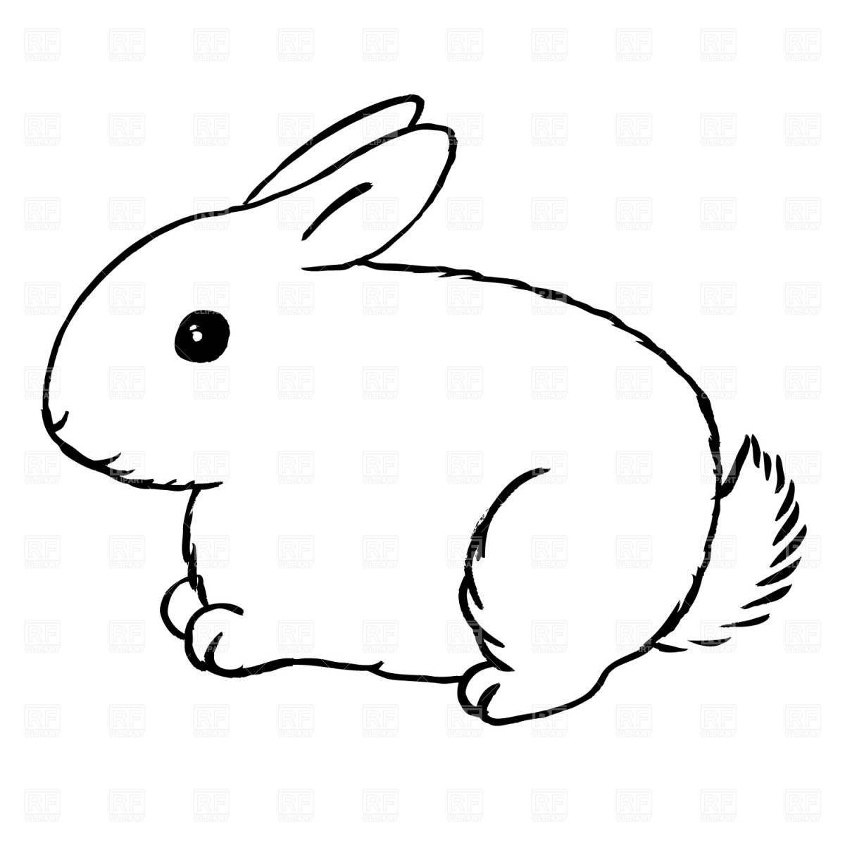 Clip Art Bunny Clip Art bunny clipart outline clipartall rabbit free clipart