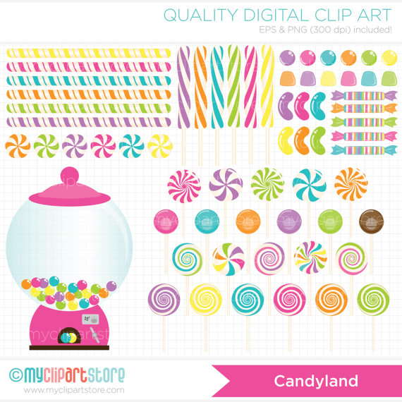 Clip Art u2013 Candy Land