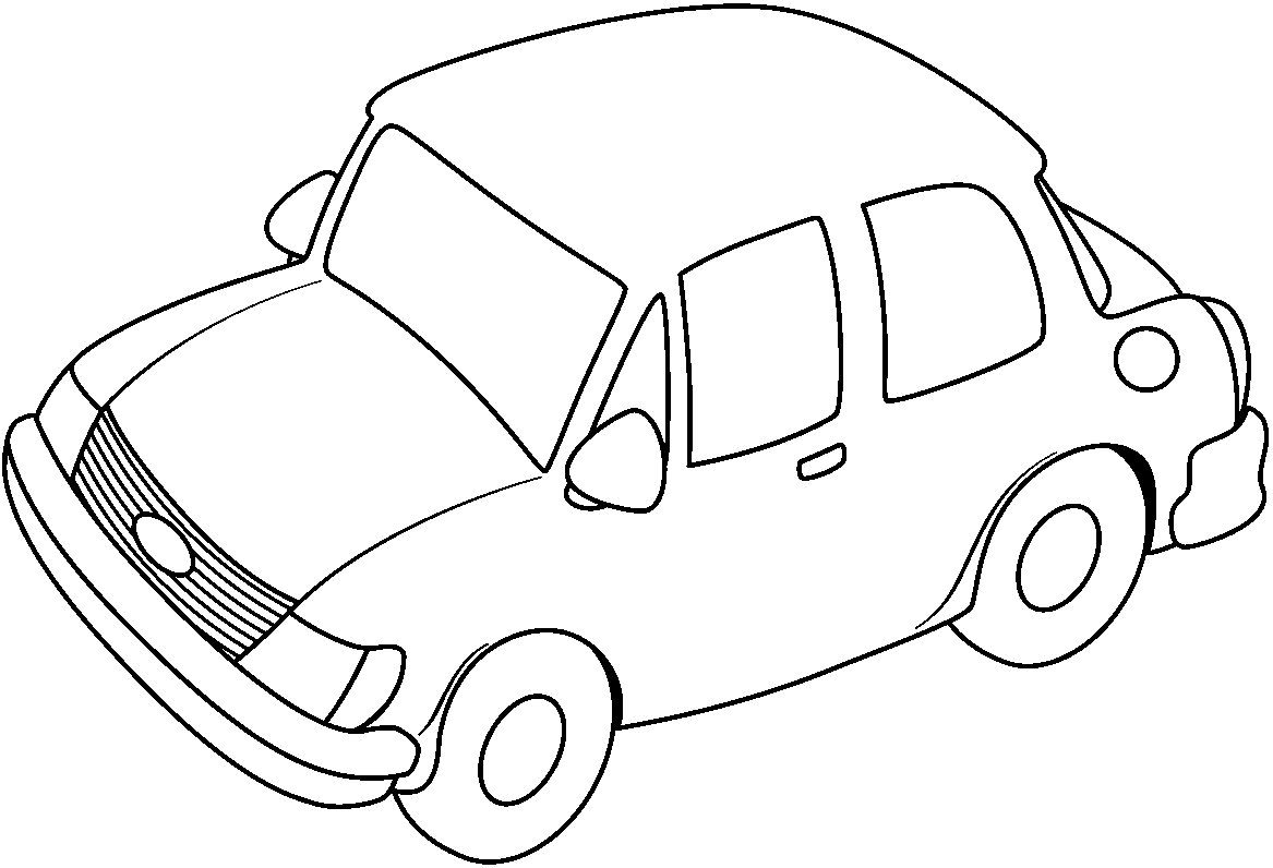 Clip Art Car Black And White  - Black And White Car Clipart