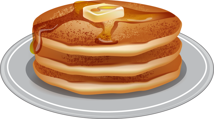 Stack of pancakes clipart - C