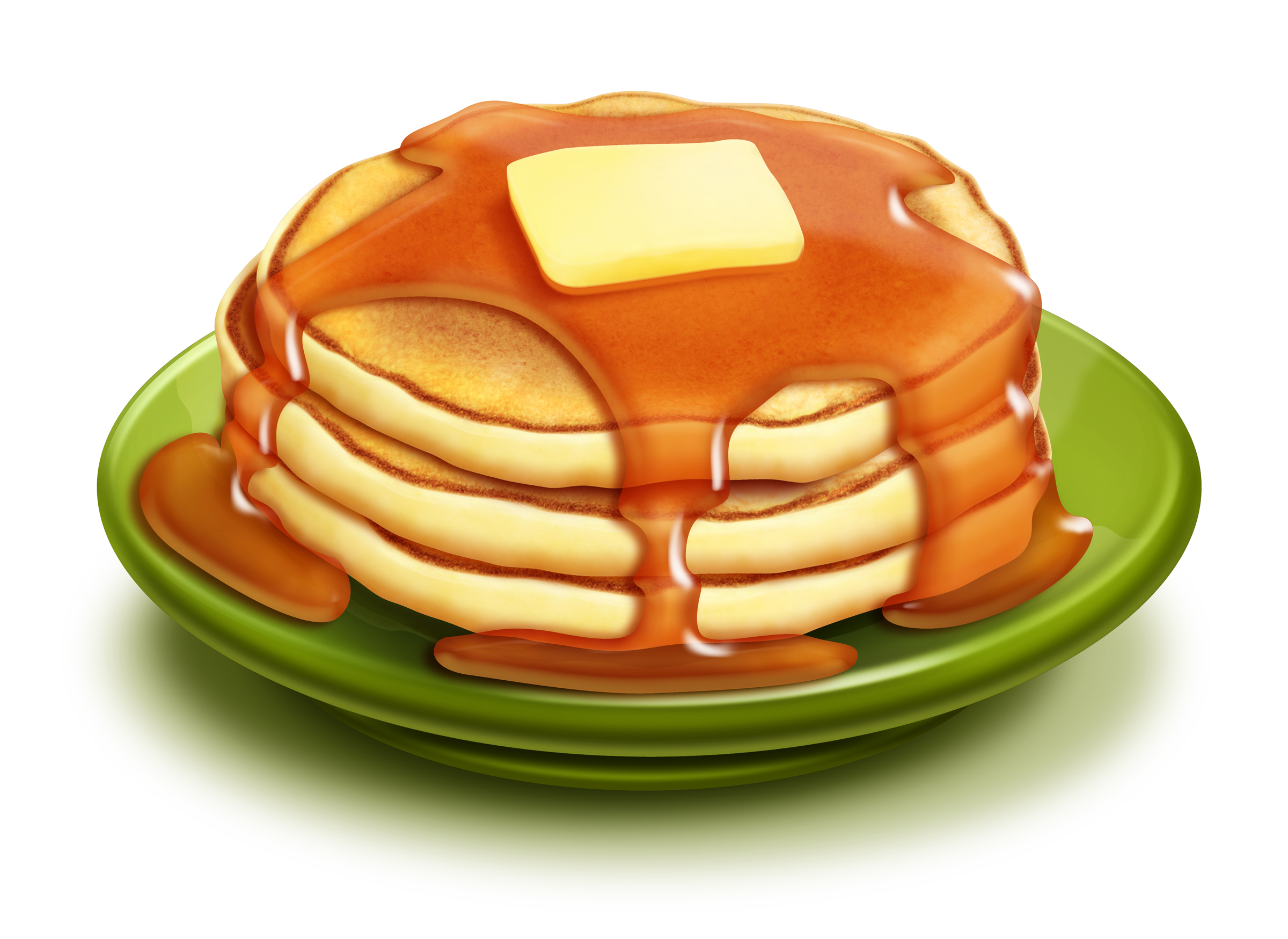 Pancake With Syrup Clip Art