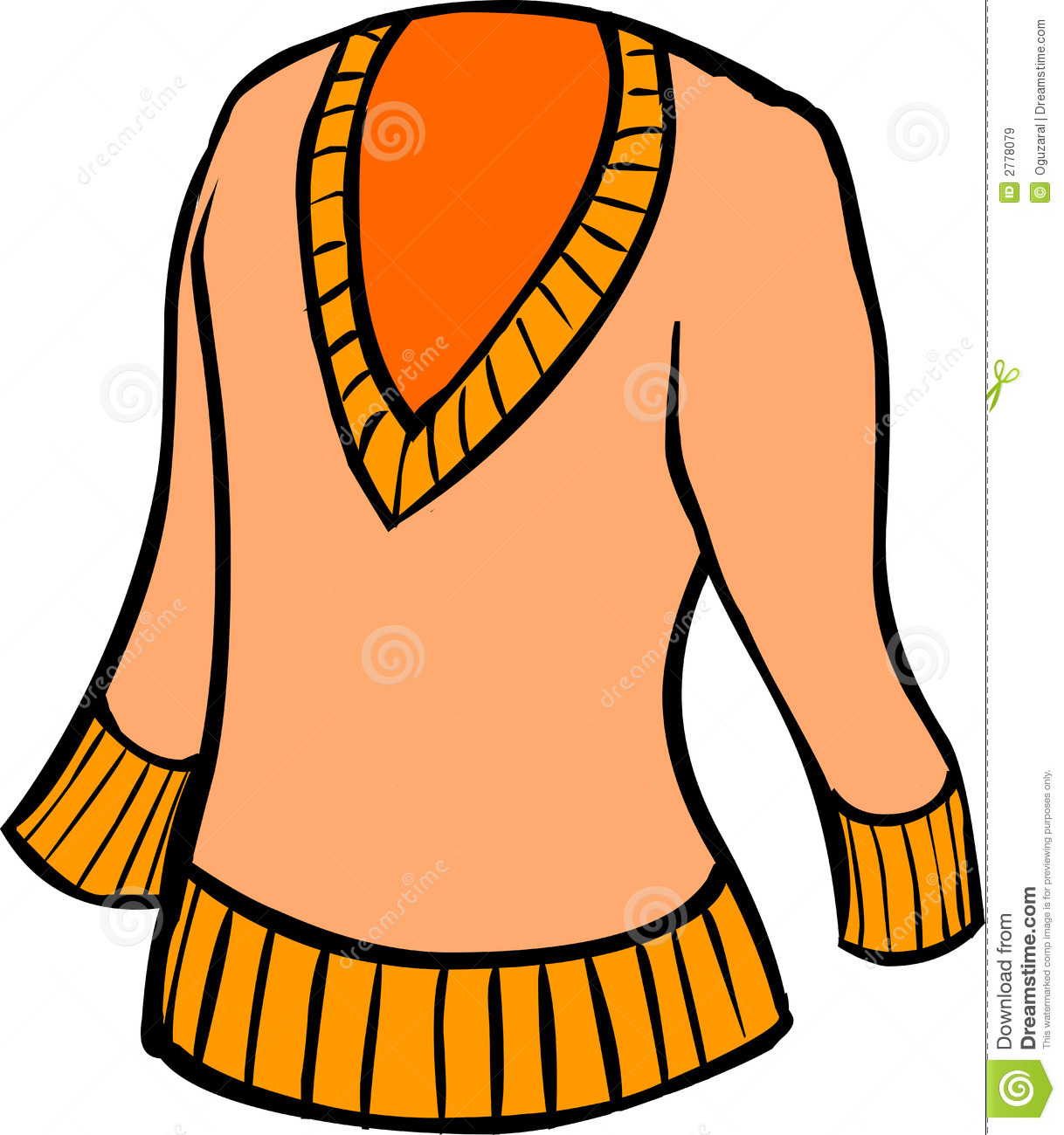 Orange Sweater Clip Art Orang