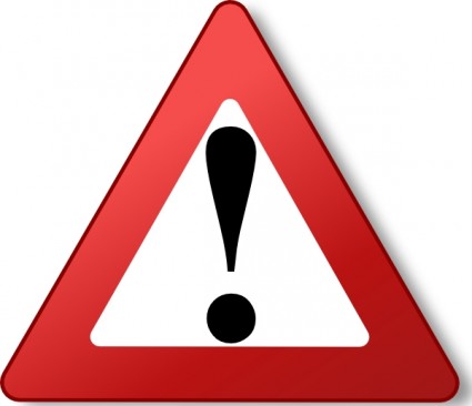 Image of Caution Clipart .