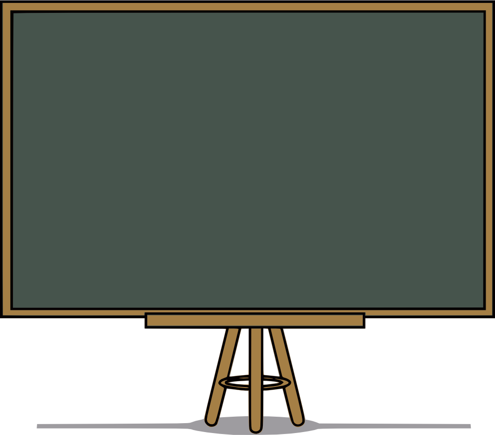 Clip art chalkboard image